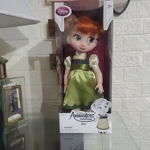 Disney Orange-Haired Anna Doll in Green Dress